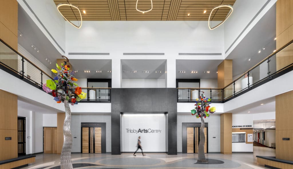 Entrance view of the Shell Point Tribby Arts Center in Fort Myers, FL