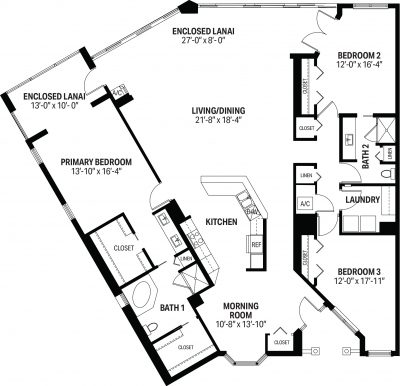 Rosemont 3 Bed Floorplan