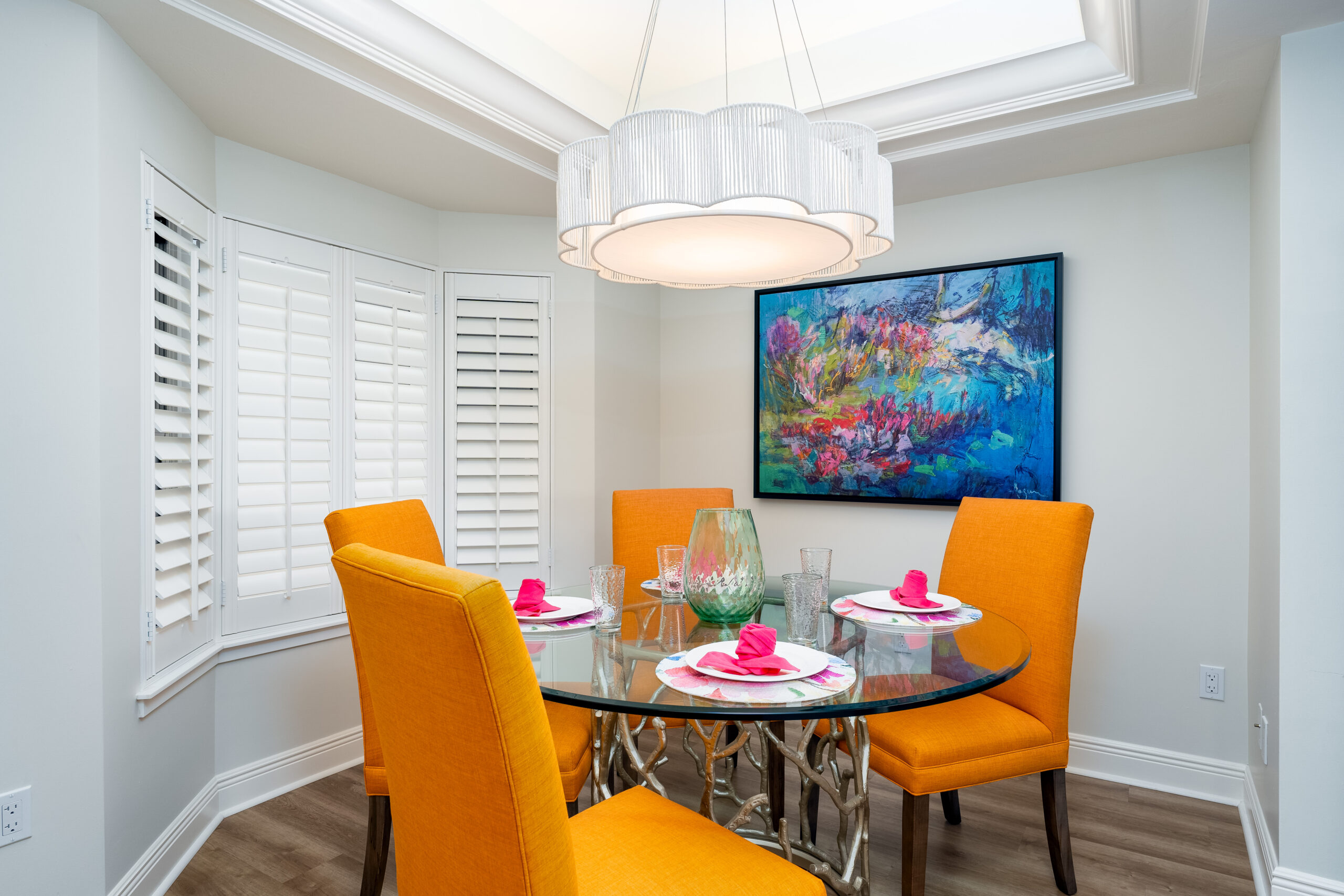 Picture of the Dining Area in the Egret Model Home